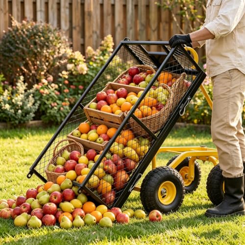 NorthSky Steel Garden Dump Cart Heavy Duty 800 LBS Utility Wagon