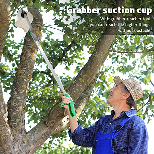 Sabary 10 Pack Suction Cup Trash Picker Grabber Tool,Green,33 Inch - color: Green, size: 33 Inch