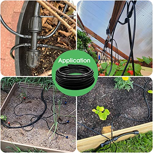 Maotong 20 FT 1/2 inch Drip Irrigation Tubing Main Line Hose for Garden Irrigation System - size: 20 FT 1/2"
