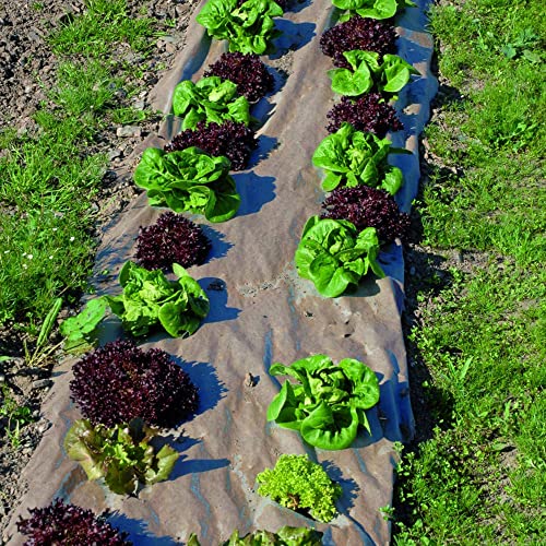 Dewitt Garden Weed Barrier Natural Paper Mulch, Black, 3 x 300 Feet – Organic Gardening Ground Cover Mat for Vegetable Gardens, Beds, Greenhouse, and Outdoor Planting Areas