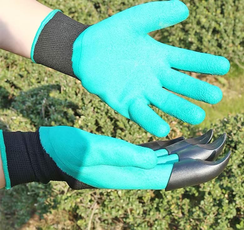 Garden Gloves, Waterproof & Breathable Gardening Gloves for Digging, Planting, Weeding, Seeding, Harvest - style: Single Claw-garden Gloves
