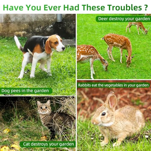 Animal Repellent Outdoor & Sonic Deer Repellent Devicesfor Plants