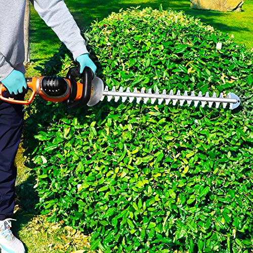 GARCARE Electric Hedge Trimmer Corded 4.8Amp 24inch Dual-Action Laser Blade - color: GHT08