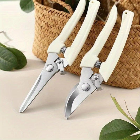 1PC Bypass Pruning Shears, Garden Plant Scissors for Flowers, Branches, Fruits and Gardening, Heavy Duty Trimming Tool - size: Bypass Blade