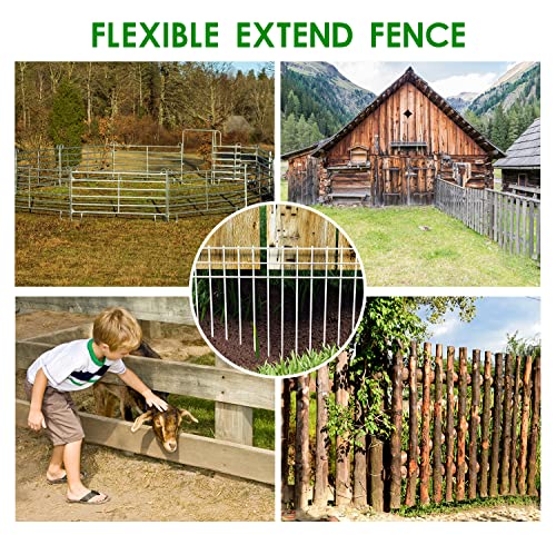 24x15-inch No Dig Animal Barrier Fence, 20 Pack White Dig Protective Fence with 2 inch Spike spacing, Dog/Rabbit/Groundhog Underground Defence, for Outdoor Garden Patio - size: 20 pack 24x15-inch white