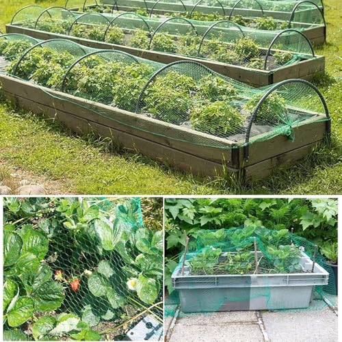 Bird Garden Netting - 13FT * 33FT Heavy Duty Bird & Animal Protection for Plants, Fruits, and Vegetables - size: 13*33FT