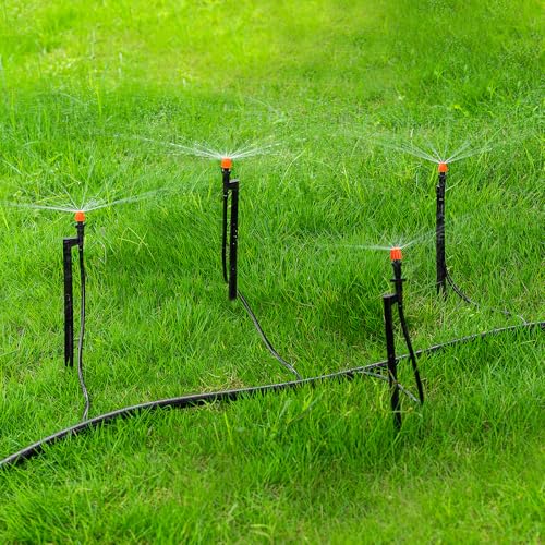 10 Sets Mixed 360/180/90 Degree Drip Irrigation Sprinkler Sprayers - size: 10 Set Mixed Drip Sprinklers