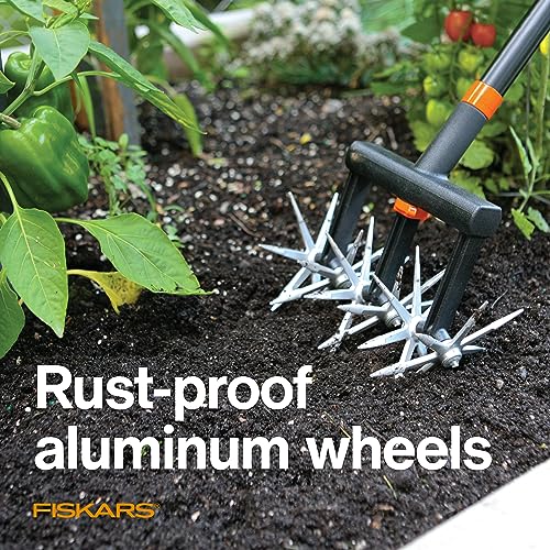 Fiskars 40"-60" Extendable Rotary Tiller Cultivator for Garden & Lawn Care - style: Rotary Cultivator