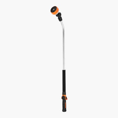 36in Heavy Duty Garden Hose Wand with 8 Spray Patterns and 180° Swivel Head, Aluminum Alloy Nozzle with On/Off Thumb Control for Lawns, Patios, Cars, and Pets