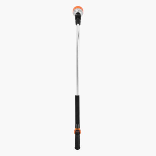 36in Heavy Duty Garden Hose Wand with 8 Spray Patterns and 180° Swivel Head, Aluminum Alloy Nozzle with On/Off Thumb Control for Lawns, Patios, Cars, and Pets