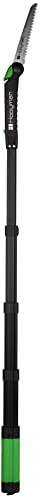 Hooyman Extendable Tree Saw with Compact Design, Detachable Handsaw and Telescoping Pole, No-Slip H-Grip, Impulse Hardened Teeth, and Wrist Lanyard for Tree Trimming, Hunting, Camping, and Outdoors - style: 5ft Extendable Saw