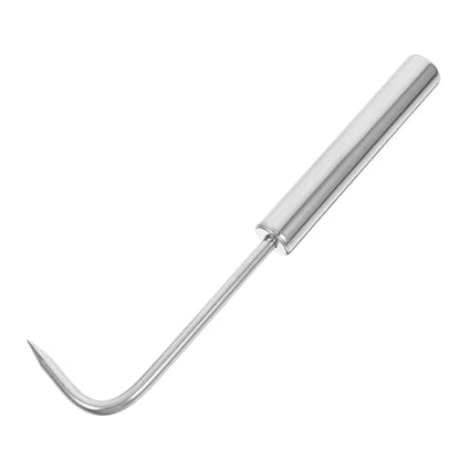 VANZACK Stainless Steel Crack Weeder Crevice Weeding Tool with Ergonomic Handle for Garden Lawn Patio Yard Soil Loosening and Root Pulling Small Manual Garden Weeder