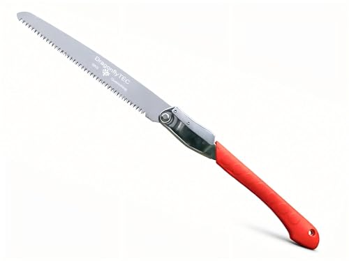 Large Folding Saw:Extra-Long 14-Inch Blade Camping Saw for Hiking Camping.Folding Camp Saw with Pulse Harded Blade for Dry Wood/Green Wood,Folding Hand Saw is SK5-Steel