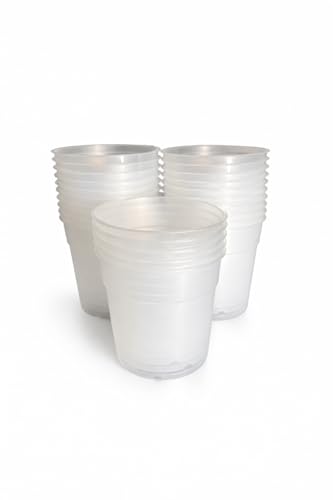 4.5 inch Super Clear Plastic Nursery pots Plant Seedling Starter containers (5)