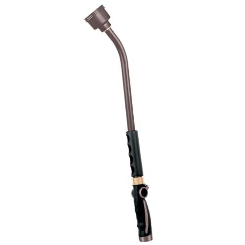 RESTMO Long Watering Wand, 24 Inches Gentle Soft Full Shower Sprayer Wand - color: Bronze