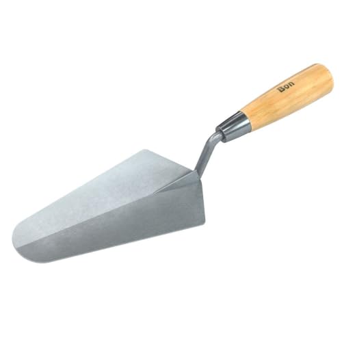 Bon Tool 12-202 7-Inch by 3-3/8-Inch Pro Plus Gauging Trowel with Wood Handle