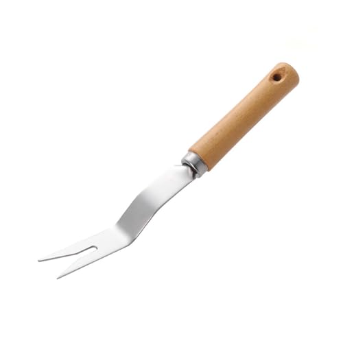 Gardening Weeder Tool, Stainless Steel Manual Weed Puller, Ergonomic Hand Weeding Removal Tool with Hanging Hole for Garden Yard Planting