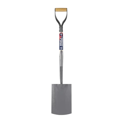 Spear & Jackson Neverbend Professional Digging Spade – Heavy-Duty Forged Carbon Steel Garden Spade for Tough Soil and Precision Digging - style: Digging Spade