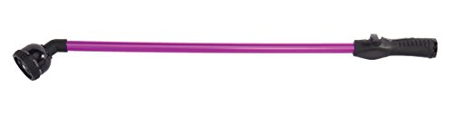 Dramm RainSelect Rain Wand – 30 Inch Aluminum Watering Wand with 9-Pattern Adjustable Spray Head & One Touch Thumb Control Valve – Garden Hose Wand for Flowers, Plants & Hanging Baskets – Berry - color: Berry, size: 30 Inch