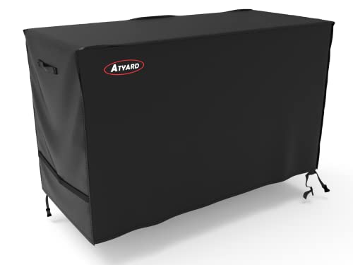 ATYARD 55-inch Outdoor Cover for Keter Unity XL Portable Table - UV Resistant, Breathable, All Weather (55" L x 24" W x 32" H)Black - color: Black, size: 55" L x 24" W x 32" H