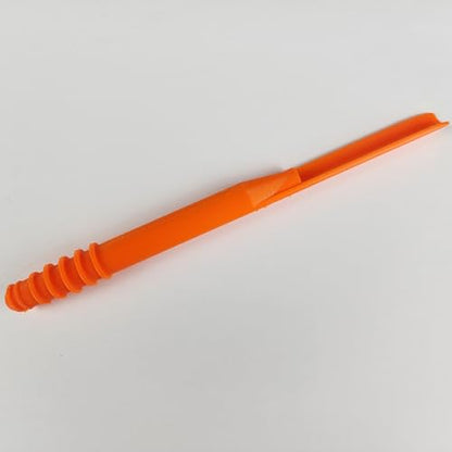Imperfect DIBBY XL Garden Tool - Dibber, Dibbler, Seed Sowing Tool, Transplant Seedlings, Graduated Depth Markings (Patent Pending) Orange - color: Orange