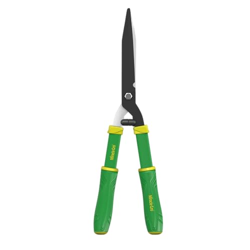 Miracle-Gro 21 in. Hedge Shears – Lawn and Yard Tool with Sharp Carbon Steel Blades, Comfort Grip Handles, and Lightweight Design for Shaping/Trimming Hedges, Shrubs, and Bushes - style: Hedge Shears 21"