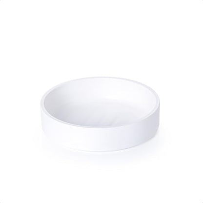 Phoenix Vine 6 Inch Plastic Plant Saucer Water Drip Tray, Heavy Sturdy Round Plant Drainage Tray for Indoors Outdoor, Matte White, 21-TY-6W-1 - size: 6"