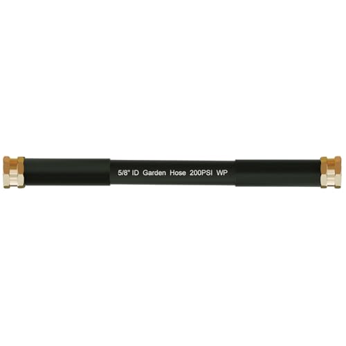 Short Garden Hose 1 ft, Flexible and Durable, Leak-Free Connections - size: 1ft Female to Female