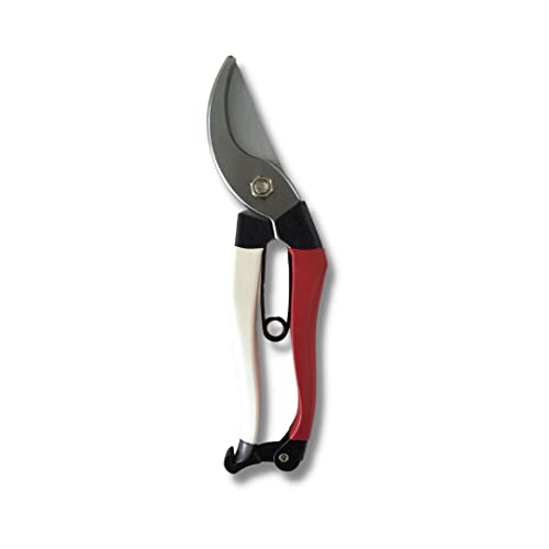 Japanese Steel Hand Pruner, 3/4" Cut, Red/White