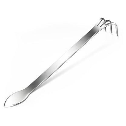 Stainless Steel 3 Prong Root Rake Pick Set Loosen Soil Bonsai Tree Tool Set