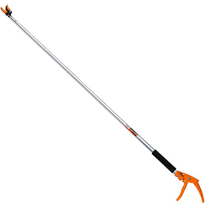KSEIBI 143020 Long Reach Cut and Hold Bypass Pruner Max Cutting 1/2 inch (7.0 ft - 2.0m) - size: 7.0 ft