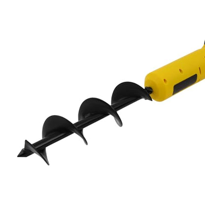 Post Hole Digger, Electric Hole Digging Machine,20V Lithium Battery Earth Auger,350W Gardening Digging Tool,Portable Drill for Planting,Electric Auger,Outdoor Digging Machine