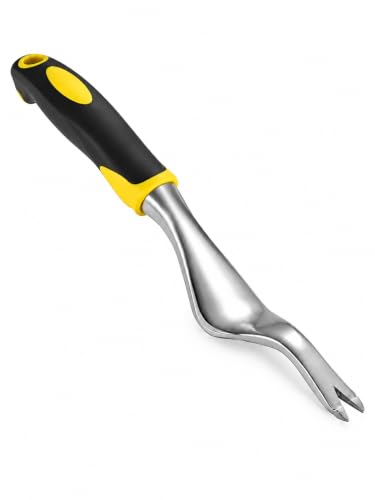 Garden Hand Trowel, Heavy Duty Stainless Steel Shovel for Planting (Root Remover) - color: Root Remover