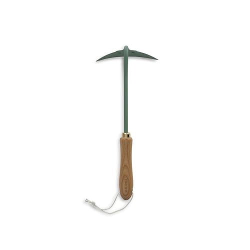 Barebones Triangle Hoe - Stainless Steel Blade Japanese Gardening Tools for Weeding Long Handle and Hand Hoe (Ash/Mint) - color: Ash/Mint, size: Triangle Hoe