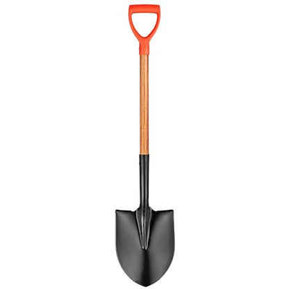 41" Round Shovel, Car Snow Shovel, Garden Tool with D-Handle