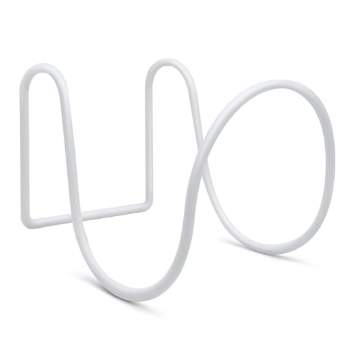 Heavy-Duty Wall Mount Hose Holder, Holds 50-150 FT Hoses, White