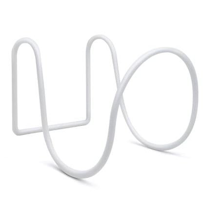 Heavy-Duty Wall Mount Hose Holder, Holds 50-150 FT Hoses, White