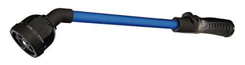 Dramm RainSelect Rain Wand – 16 Inch Aluminum Watering Wand with 9-Pattern Adjustable Spray Head & One Touch Thumb Control Valve – Garden Hose Wand for Containers, Raised Beds & Hanging Baskets – Blue - color: Blue, size: 16"