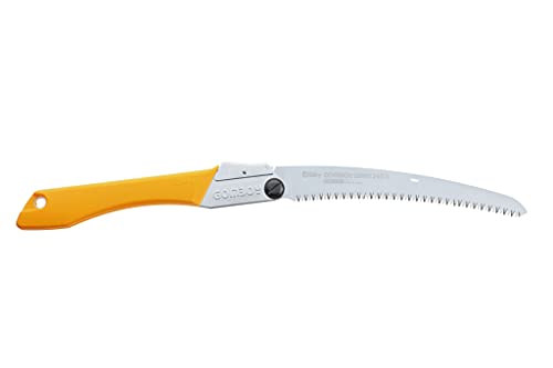 Silky - 717-24 GomBoy Curve Professional Folding Saw 240mm, Large Teeth Yellow