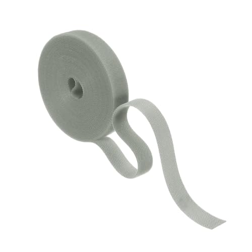 HARFINGTON Garden Plant Tape 16.4ft 19/32" Reusable Ties Strap Gray - color: Gray, size: 16.4ft x 19/32"