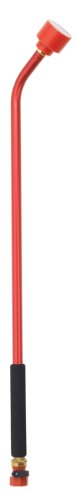 Dramm Sunrise Soft Rain Watering Spray Wand – 30” Long, Red – Gentle Full-Flow Spray with Shut-Off Valve & 8” Foam Grip – Lightweight & Durable for Gardens, Hanging Baskets & Planters - color: Red, size: 30 Inches
