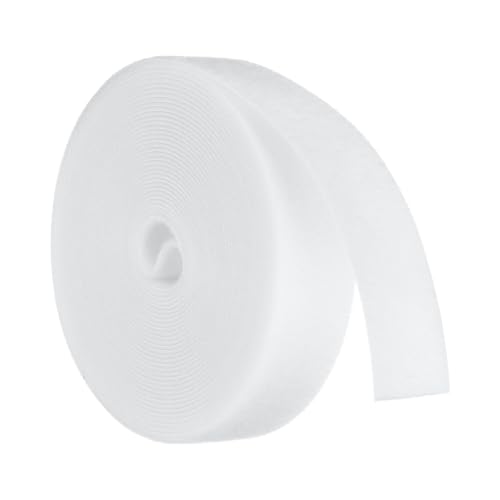 HARFINGTON Garden Plant Tape 16.4ft 25/32" Reusable Ties Strap White - color: White, size: 16.4ft x 25/32"