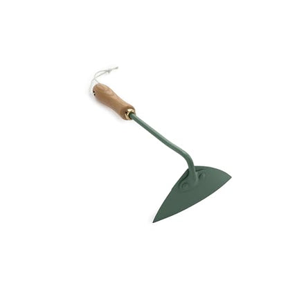 Barebones Triangle Hoe - Stainless Steel Blade Japanese Gardening Tools for Weeding Long Handle and Hand Hoe (Ash/Mint) - color: Ash/Mint, size: Triangle Hoe