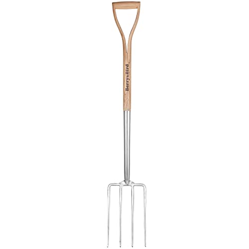 Garden Digging Fork, 37.4" Stainless Steel Garden Pitchfork