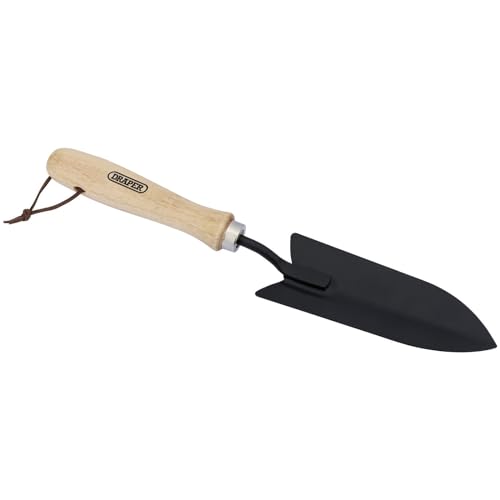 Draper Carbon Steel Transplanting Trowel With Hardwood Handle - style: Transplanting