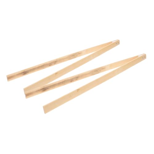 Luxshiny Bamboo Garbage Picker Grabber Tool 2 pcs Long Handle Trash Grabber for Litter Collection Reaching Tool for Parks Streets and Outdoor Cleaning