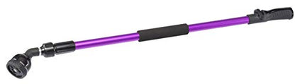 Dramm Telescoping RainSelect Rain Wand – 9 Pattern Adjustable Spray Head, One Touch Thumb Valve, Extends 34–55 Inch Aluminum Watering Wand for Garden Hose – Berry - color: Berry, size: Telescoping