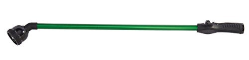 Dramm RainSelect Rain Wand – 30 Inch Aluminum Watering Wand with 9-Pattern Adjustable Spray Head & One Touch Thumb Control Valve – Garden Hose Wand for Flowers, Plants & Hanging Baskets – Green - color: Green, size: 30 Inch