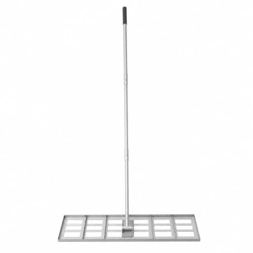 Garvee Heavy-Duty Stainless Lawn Yard Leveling Rake 48x12 Leveling Plate - size: 48*12 IN