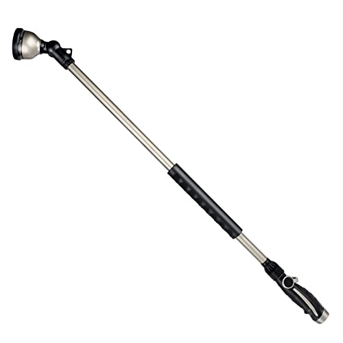RESTMO 36” Watering Wand for Garden Hose, Heavy Duty Hose Nozzle Sprayer - color: Bronze